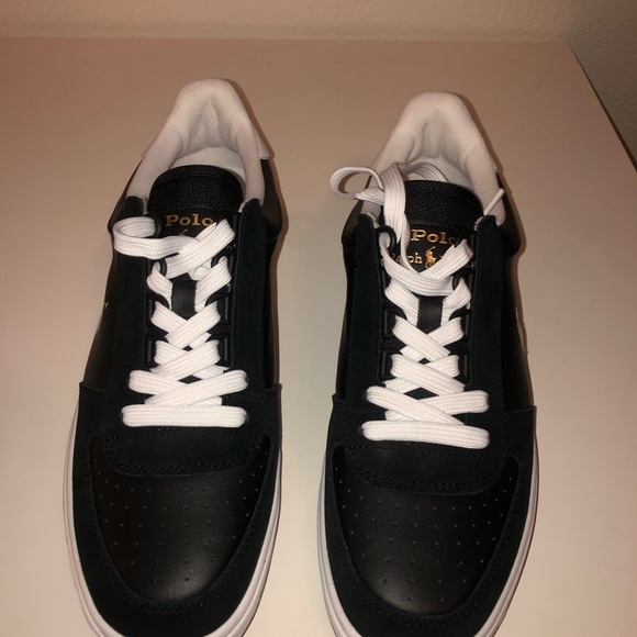 Man's Sneakers & Athletic Shoes Polo Ralph Lauren Court Low-Top Sneaker Size 8 - Picture 3 of 6
